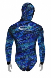 large wetsuit epsealon fusion blue balidiveshop 4